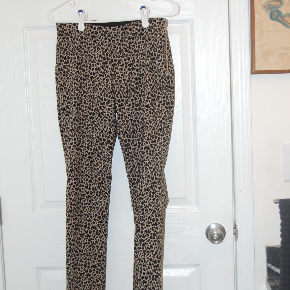 "A New Day" Women's Leopard Print Skinny Pants Size 4